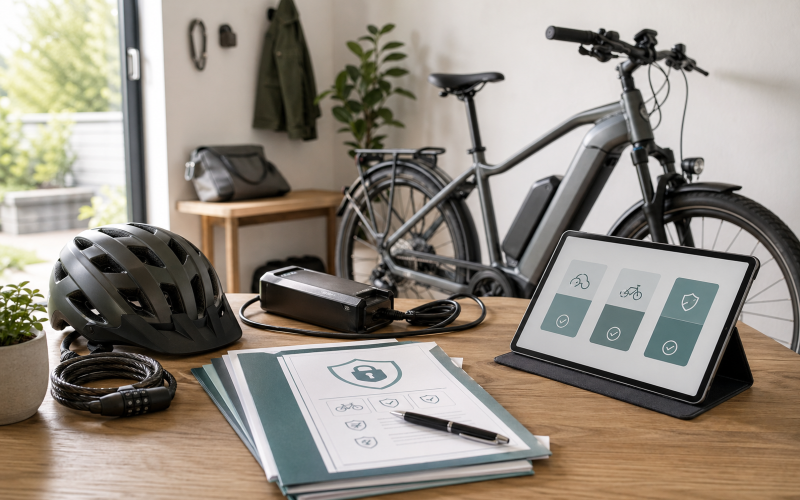 Themenbild für E-Bike Versicherung auf bauherrenhaftpflichtversicherung-vergleich.de